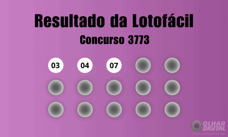 Resultado da Lotofácil de hoje: veja números e ganhadores do concurso 3773 (quinta, 27/08)
