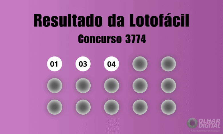 Resultado da Lotofácil de hoje: veja números e ganhadores do concurso 3774 (sexta, 28/08)
