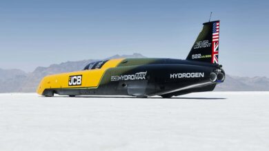 Carro movido a hidrogênio quebra recorde mundial de velocidade em terra