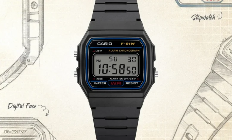 Casio atualiza relógio clássico com funções fitness
