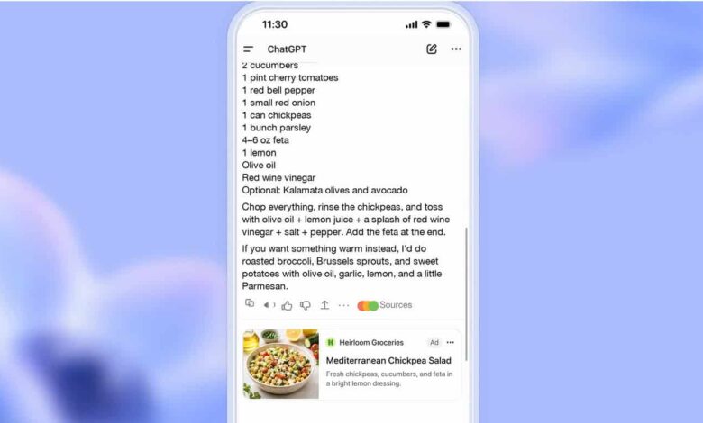 ChatGPT Ads chega a US$ 1 bilhão em receita em menos de 200 dias