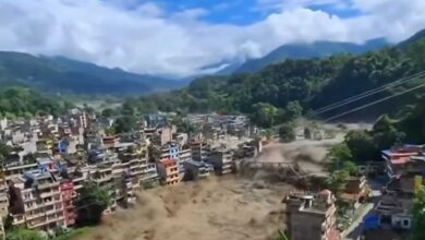 Drones monitoram a possibilidade de nova tragédia no Nepal