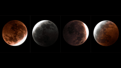 Eclipse lunar: veja imagens no Brasil e no mundo!