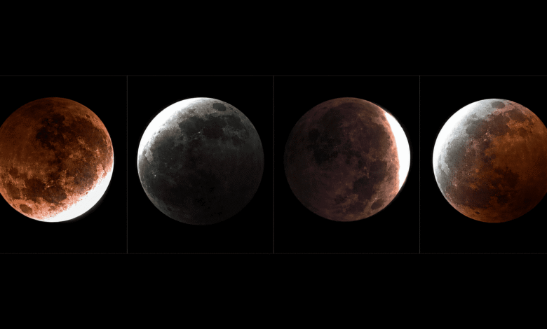 Eclipse lunar: veja imagens no Brasil e no mundo!