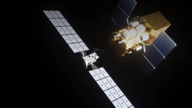 Satélite da Northrop Grumman em queda