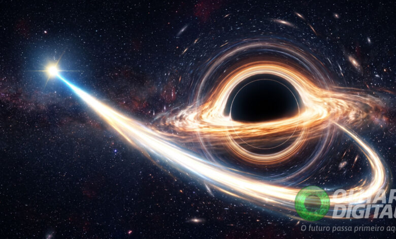 Estrela mais rápida da galáxia orbita buraco negro, revela estudo