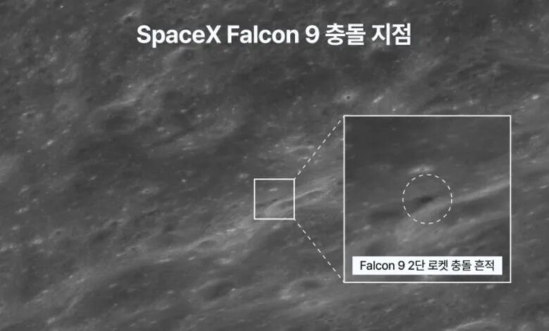 FOTOS: Lua ganha nova cicatriz após choque de foguete da SpaceX