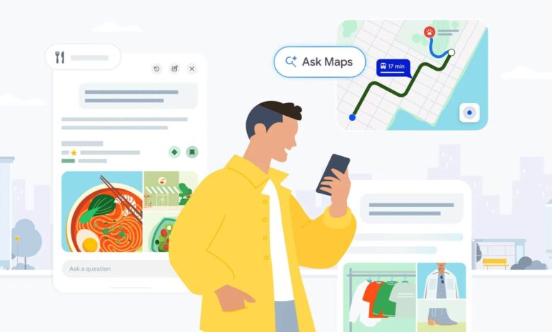 Google Maps ganha IA para pedir comida, reservar hotéis e planejar rotas