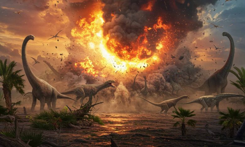 Inferno dos dinossauros: asteroide gerou calor 17 vezes acima do limite mortal