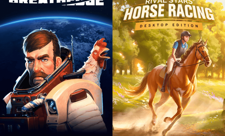 Jogo grátis na Epic Games: Breathedge e Rival Stars Horse Racing