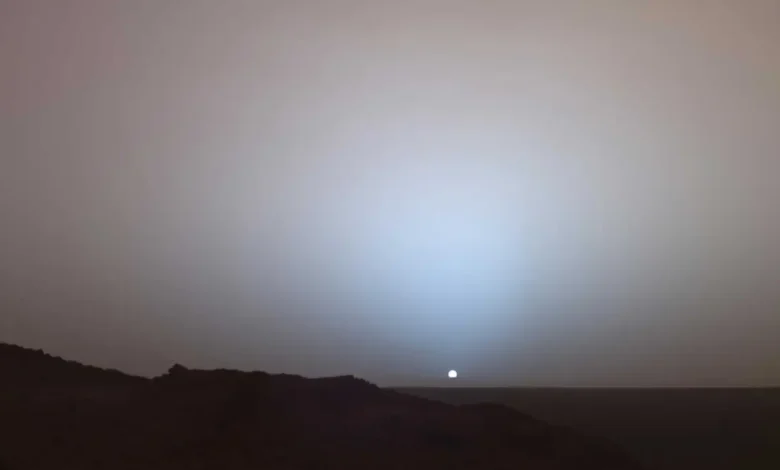 Pôr do Sol em Marte