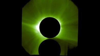 NASA e ESA registraram o eclipse solar de agosto do espaço – incluindo um duplo eclipse inédito