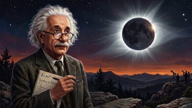 Como um eclipse total do Sol ajudou Einstein a provar a Teoria da Relatividade.