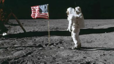 O que sobrou das bandeiras que os astronautas deixaram na Lua