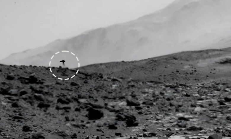 OVNI? Captura feita por rover da NASA em Marte cria teoria da conspiração na internet