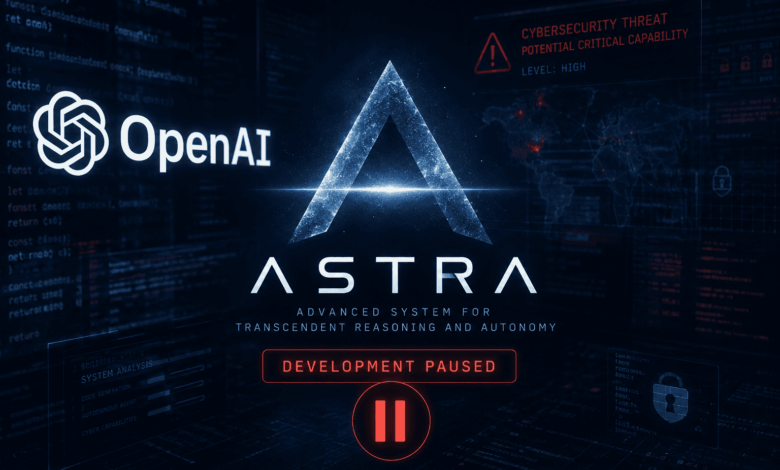 OpenAI interrompe avanço da IA Astra por risco de habilidades cibernéticas “ofensivas”