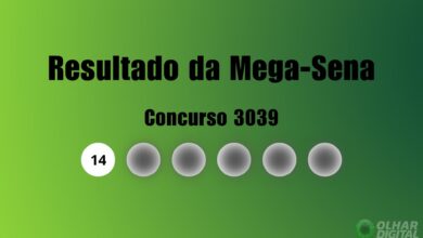 Resultado da Mega-Sena de hoje: veja números e ganhadores do concurso 3039 (domingo, 02/08)