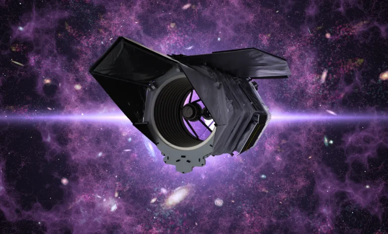 Ilusração do Telescópio Nancy Grace Roman Telescope
