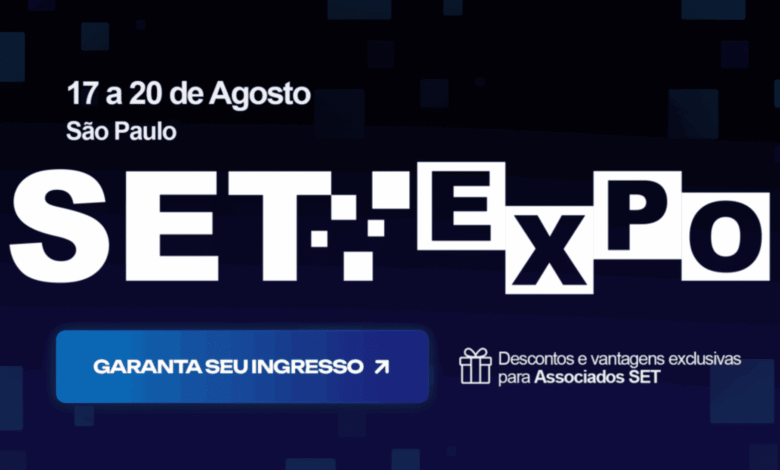 SET Expo 2026 reúne tecnologia, mídia e inovação em São Paulo