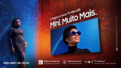 Samsung lança TVs Mini LED no Brasil com foco em IA, games e casa conectada