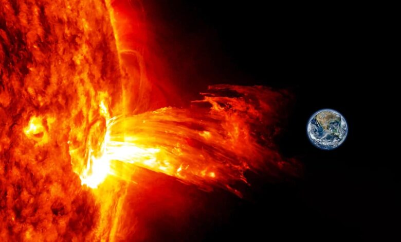 erupcao-solar-terra