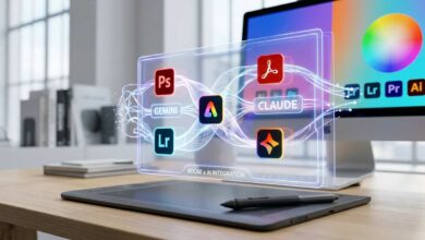 Adobe reúne mais de 80 ferramentas no Claude e leva Photoshop, Lightroom e Firefly ao Gemini