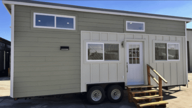 A casa pequena sobre rodas da JT Collective Tiny Homes