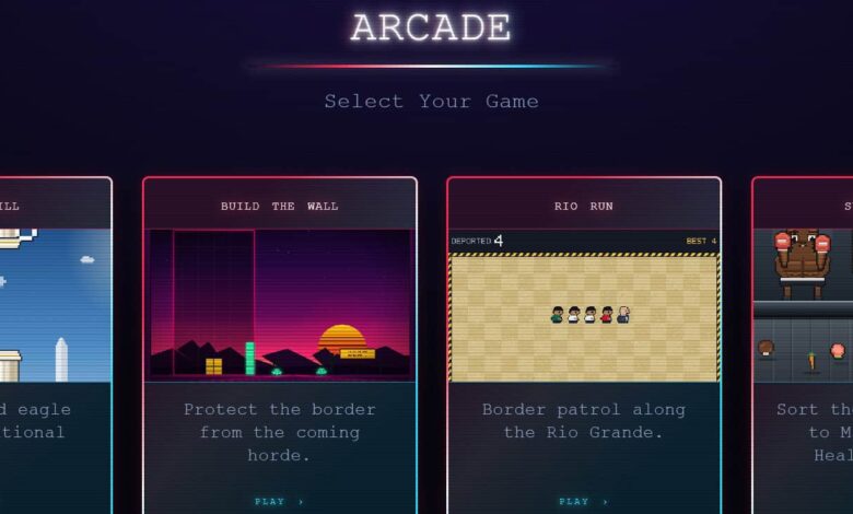 Jogo no site da Casa Branca simula ações na fronteira dos EUA