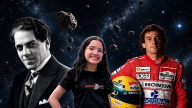 O que Ayrton Senna, um músico famoso e uma astrônoma mirim têm em comum? A resposta está no espaço!