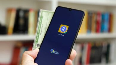 Tela do aplicativo e-Título, o título de eleitor digital brasileiro.