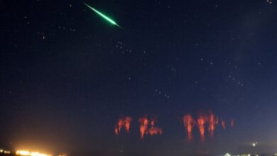 Show de luzes: observatório flagra fenômeno raro e meteoro riscando o céu no Sul do Brasil