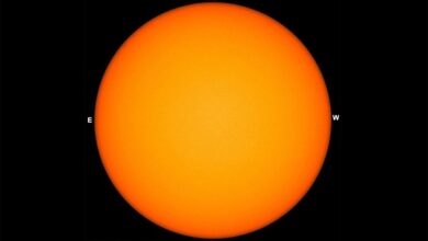 Sol está sem manchas pela primeira vez em mais de seis meses