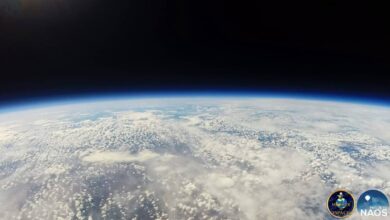 Sonda brasileira registra a curvatura da Terra a 32 km de altitude