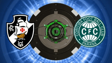 Escudos de Vasco e Coritiba