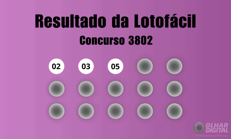 Resultado da Lotofácil de hoje: veja números e ganhadores do concurso 3802 (domingo, 11/10)
