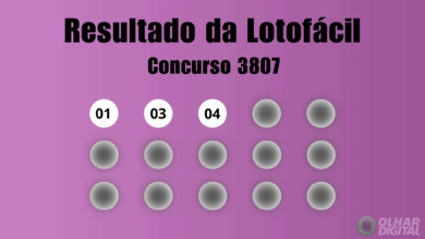 Resultado da Lotofácil de hoje: veja números e ganhadores do concurso 3807 (domingo, 18/10)