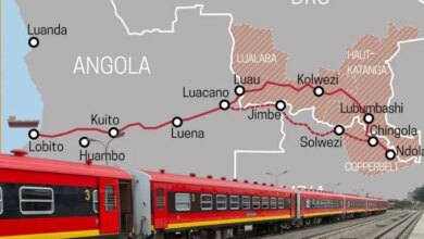 Milhares de toneladas de cobre da RDC passam pelo corredor de Lobito
