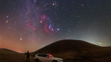 chuva de meteoros orionidas