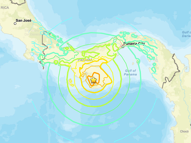 Sismo sacode o Panamá